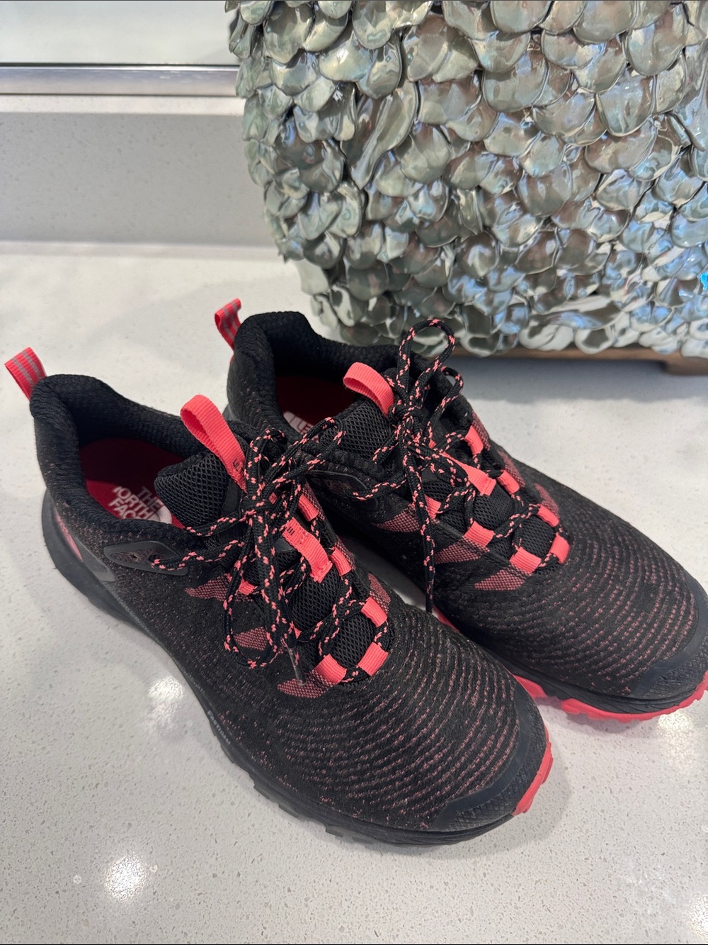 The North Face Women Pink Lace-Up Trail Sneakers